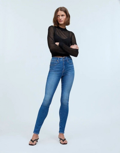 Women's High-Rise Skinny Jeans in Gracey Wash-Gracey Wash