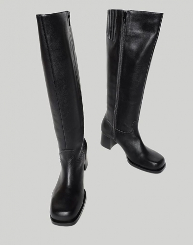 Women's Intentionally Blank Alibi Knee High Boot-Black