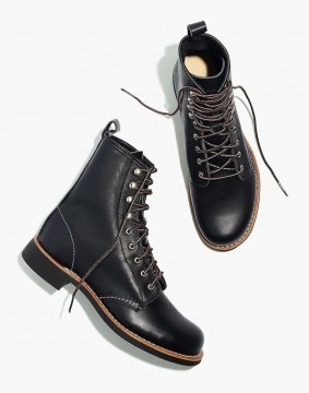 Women's Red Wing Silversmith Lace-Up Boots-Black Boundary