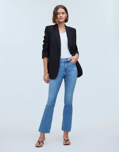 Women's Kick Out Crop Jeans-Corley Wash