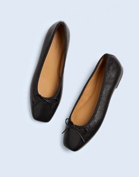 Women's The Anelise Ballet Flat-True Black