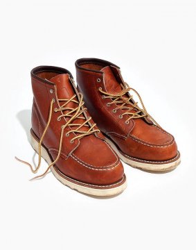 Women's Red Wing 6-Inch Moc Lace-Up Boots-Oro Brown