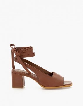 Women's ALOHAS Leather Lille Sandals-Brown