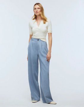 Women's The Harlow Wide-Leg Pant-Stonewash Blue